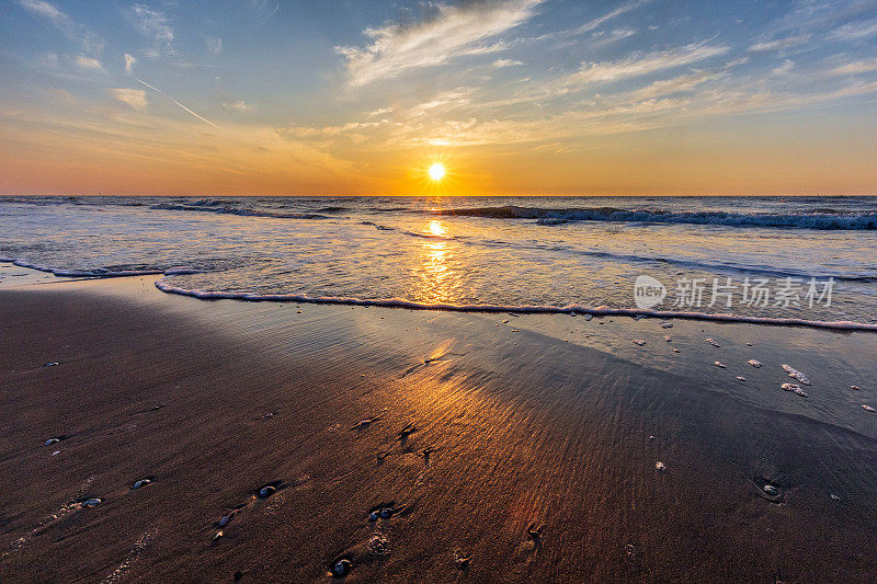 Beach Sunset, Bredene, België